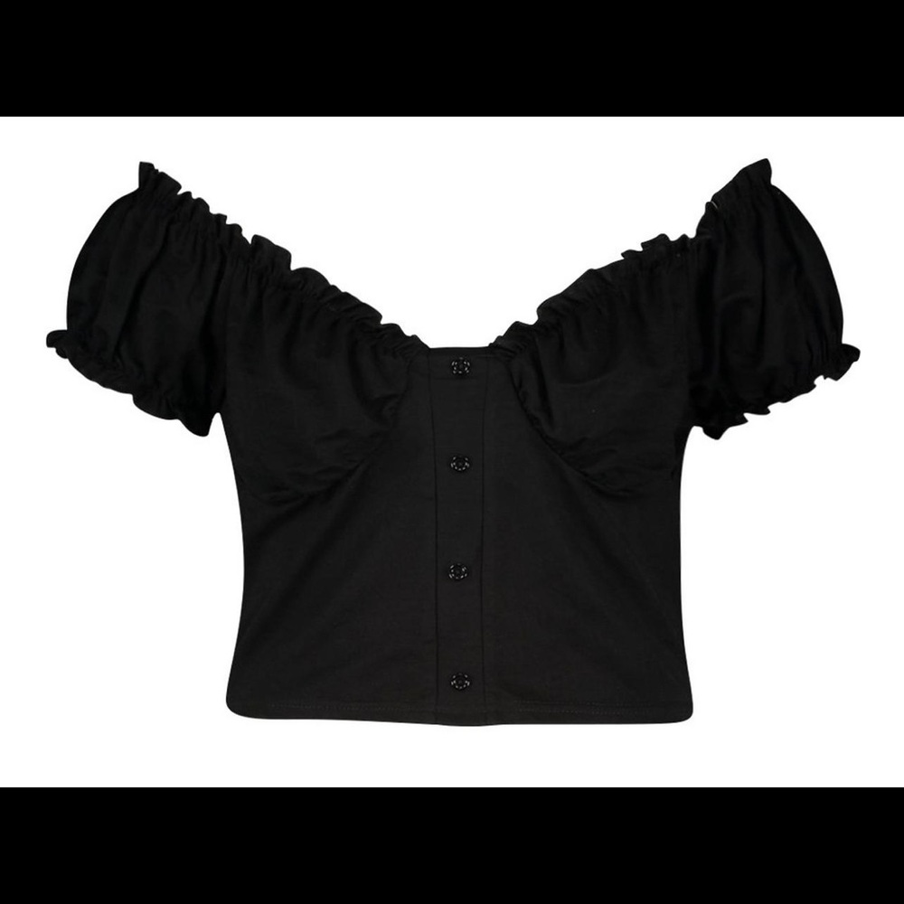 Black Crop Top